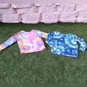 Garanimals little girl tie dye sweaters